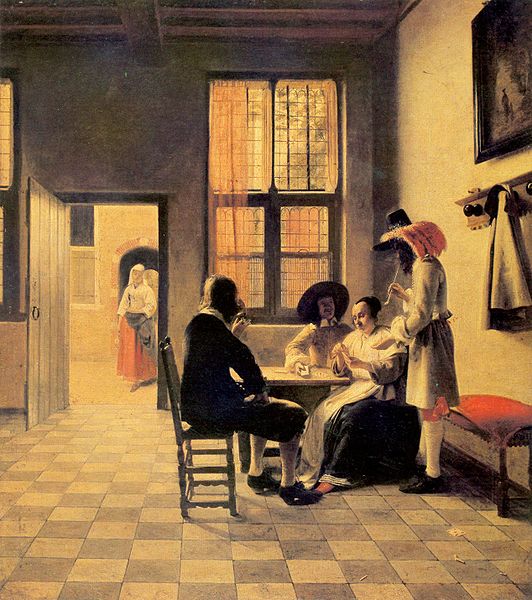 Pieter de Hooch Kartenspieler